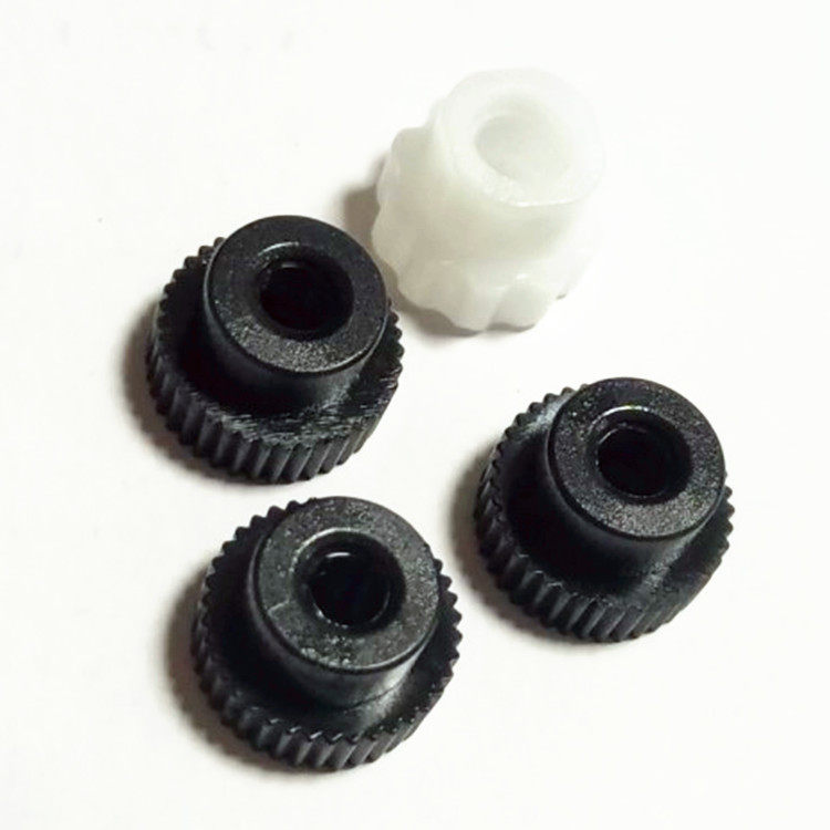 Plastic Rolling Nut Nylon Hand screwed Plastic Nut M4 m5 Rolling Black and White 1000 starts