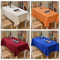 Custom hotel tablecloth Square square rectangular table cloth Round tablecloth Tablecloth Restaurant hotel wine red