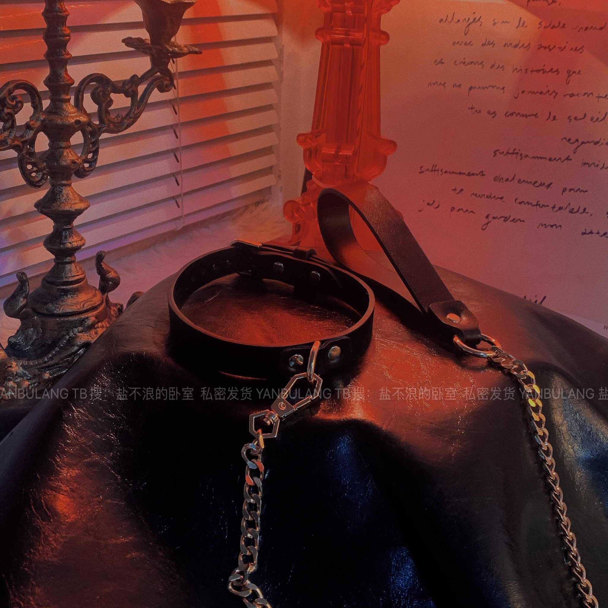 色戒:「盐不浪的卧室」皮质项圈Choker,情趣诱惑新选择?🌟-情趣配饰-淘宝好物网