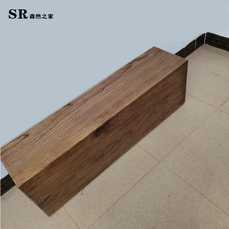 Nordic solid wood benches Home Entrance Log Changing Shoes benches Living room Creative TV Cabinets Retro made of old wood mounds