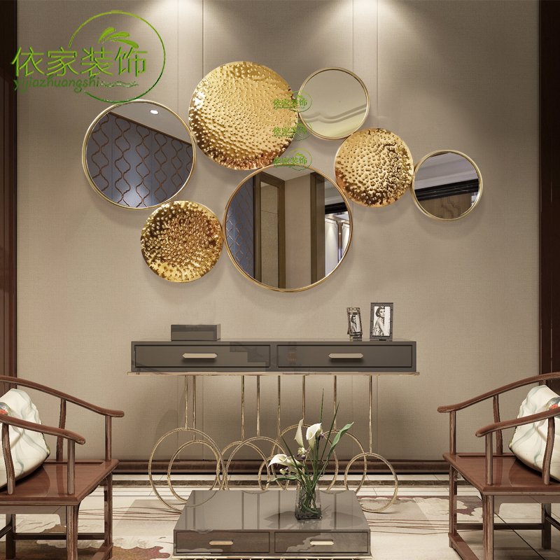 Nordic stereo wall decoration metal wall decoration of metal wall décor bedroom bedroom sofa background wall decoration