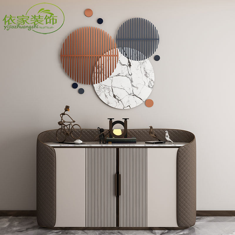 Modern light luxury wall decoration living room dining room bedroom sofa background wall decoration porch three-dimensional creative iron wall hanging