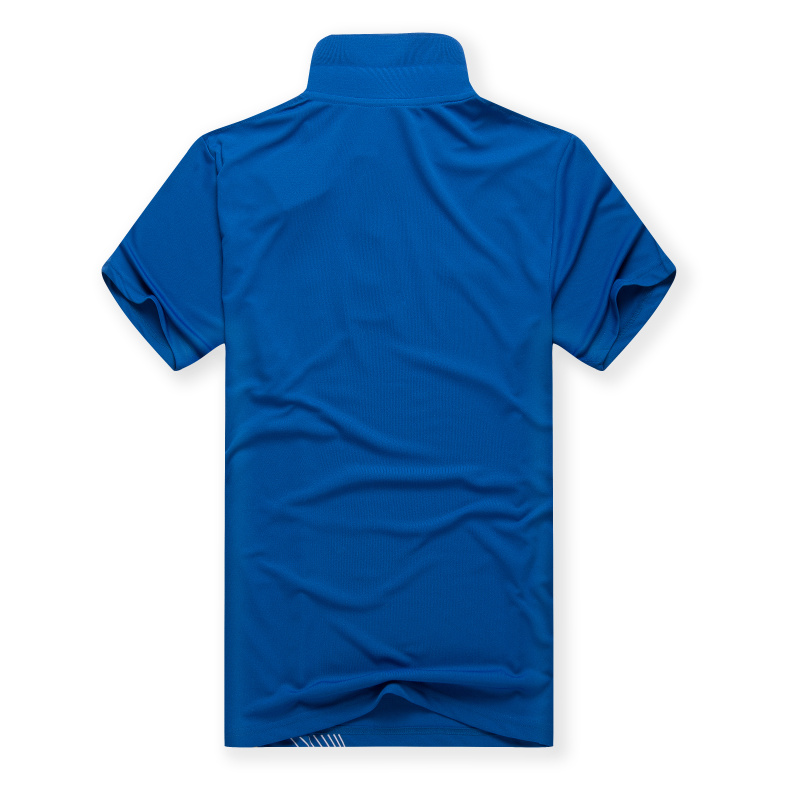 Mùa hè của nam giới và quần áo cầu lông của phụ nữ ngắn tay t-shirt tops ve áo thể thao giản dị thở mồ hôi thấm nhanh khô nhóm mua túi đựng vợt cầu lông 2 ngăn