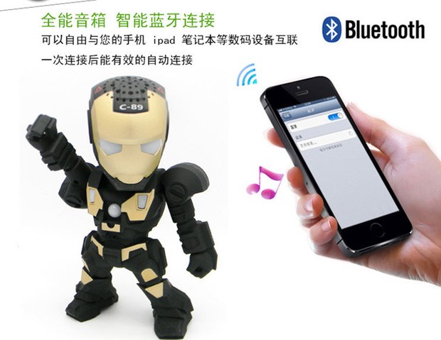 máy nghe nhạc kết nối tai nghe bluetooth	 Iron Man Không dây Bluetooth Âm thanh Di động Thẻ mini Loa siêu trầm Marvel Robot Loa Walkman nhỏ - Máy nghe nhạc mp3 máy nghe nhạc philips