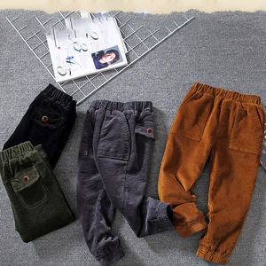 阿狸2020秋冬新款男童女童加绒裤