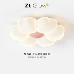 Bedroom Lamp Ceiling Lamp Flower Lamp 2026 New Model Warm Creative Simple Mid-Century Style Princess Children's Room Lighting Fixtures