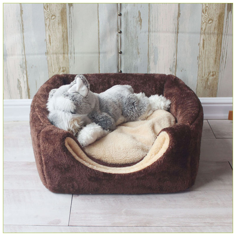 Chuồng mèo mèo nhỏ chó chó nệm nhà Teddy chó nhà bốn mùa đậu phụ bong bóng sử dụng kép tổ - Cat / Dog hàng ngày Neccessities bình uống nước cho mèo