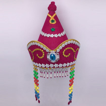 New products Mongolian ethnic performances female hat Mongolian ethnic minority adult female dance hat female adult Mongolian head