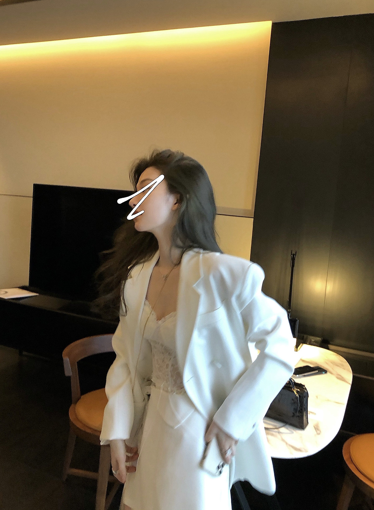 THE HANDLE city series distribution net red small blazer women's new Korean version loose casual suit