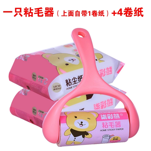 Hot selling straight handle hair stick remover washable pet hair stick roller stick hair stick roller brush