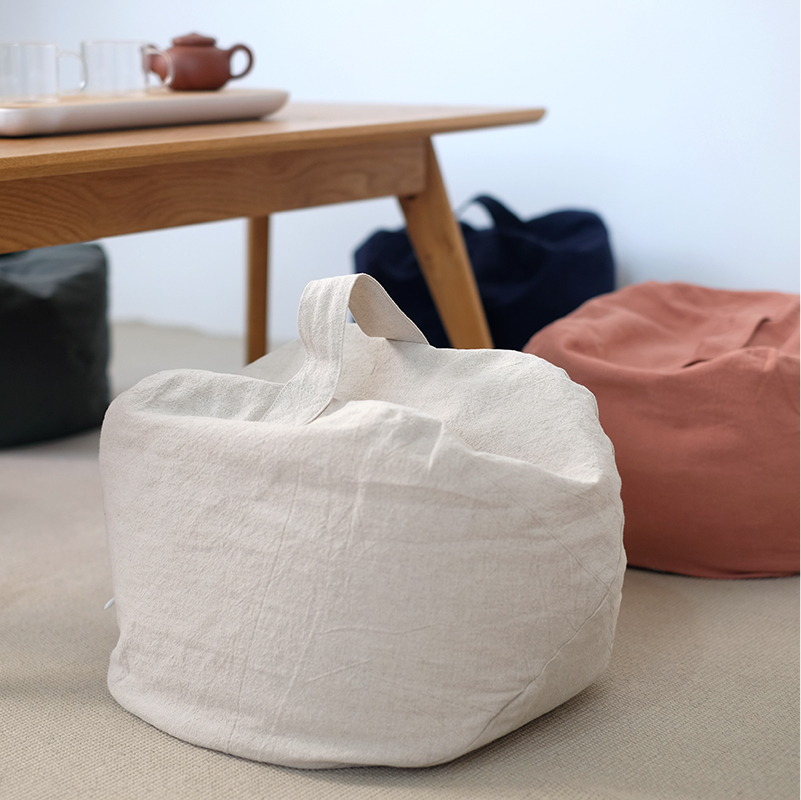 Japanese cushion Futon mat Tatami Household floor Bay window round thickened living room floor Lazy Nordic pier