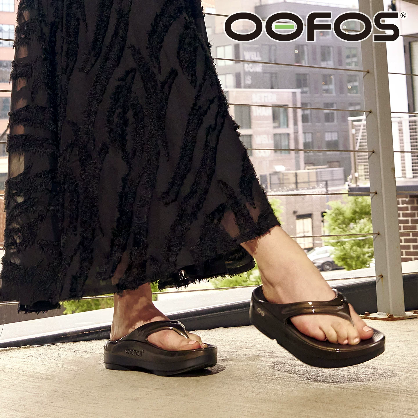 Тапочки для пляжа с амортизатором OOFOS, отдых, шлепанцы