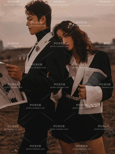 Реквизит для фотографии, комплект для влюбленных, элегантное свадебное платье, французский стиль