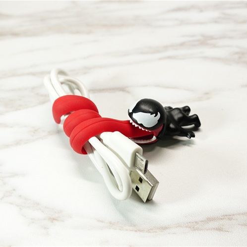 2019 new venom Venom headphone winder charger data line to contain the universal Android wire baler