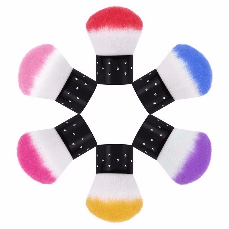 Dụng cụ làm móng Đặc biệt Nail Soft Brush Cleaning Brush Dust Brush Mushroom Brush Big Head Xử lý Brush kìm bấm móng tay
