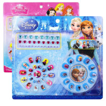 Baby nail stickers for childrens nail patch girls toys Aisha Princess Aisha safety Frozen sticker painting