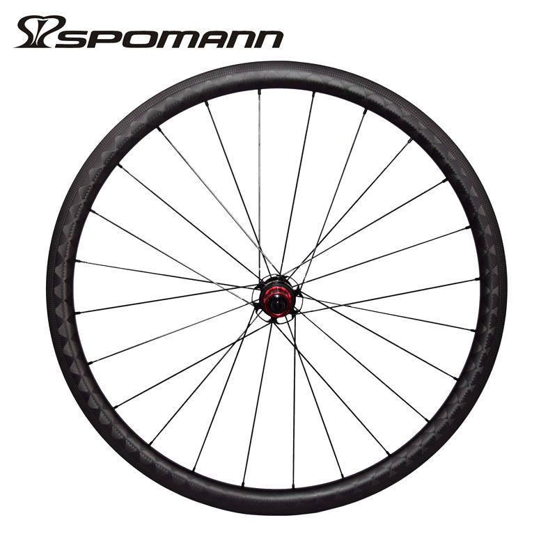 Taiwan production 15K shark grain carbon fiber wheel set 35 high road bike opening tire C brake version 700C