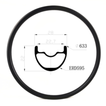 29 inch mountain bike carbon fiber rim 29 inch XC standard 22mm height 28mm Width MS29T-08