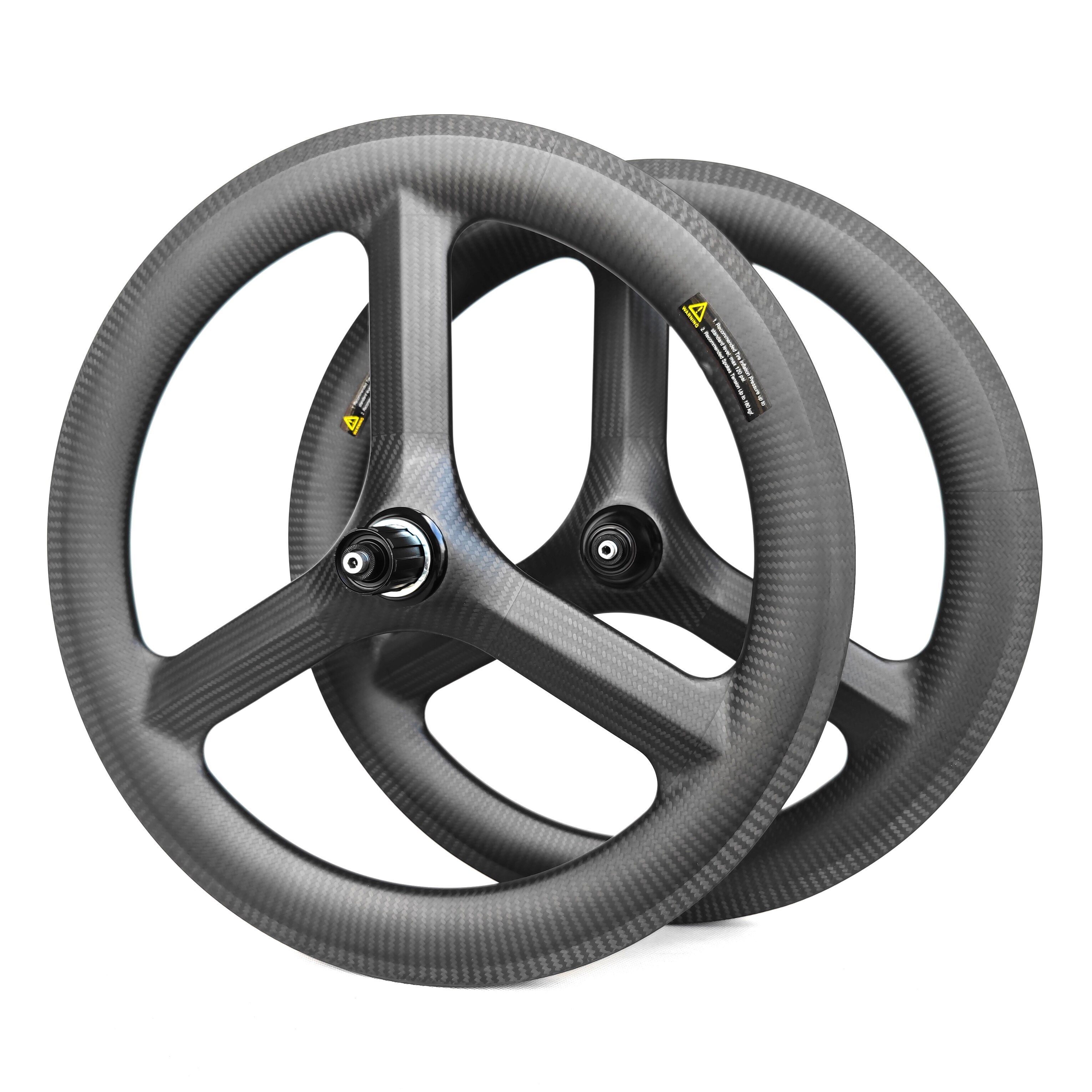 20 20-inch 451 Carbon fiber bike wheel set Three-knife Carbon Wheel V brake Brake Folding Car Retrofit