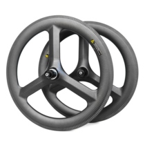 20-inch 451 Carbon fiber bike wheel set Three-knife Carbon Wheel V-brake Disc Brake Folding Car Retrofit