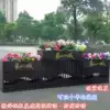 Sample house Display center Combination flower box Outdoor flower trough Wrought iron flower bed Real estate Municipal garden Finished metal outdoor flower pool