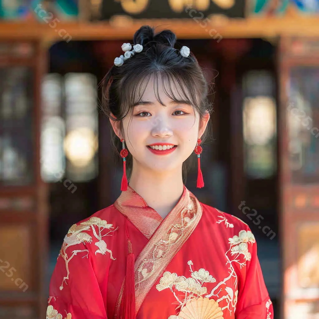 华丽汉服盛装midjounney提示词、stable-diffusion-porm-天城私塾