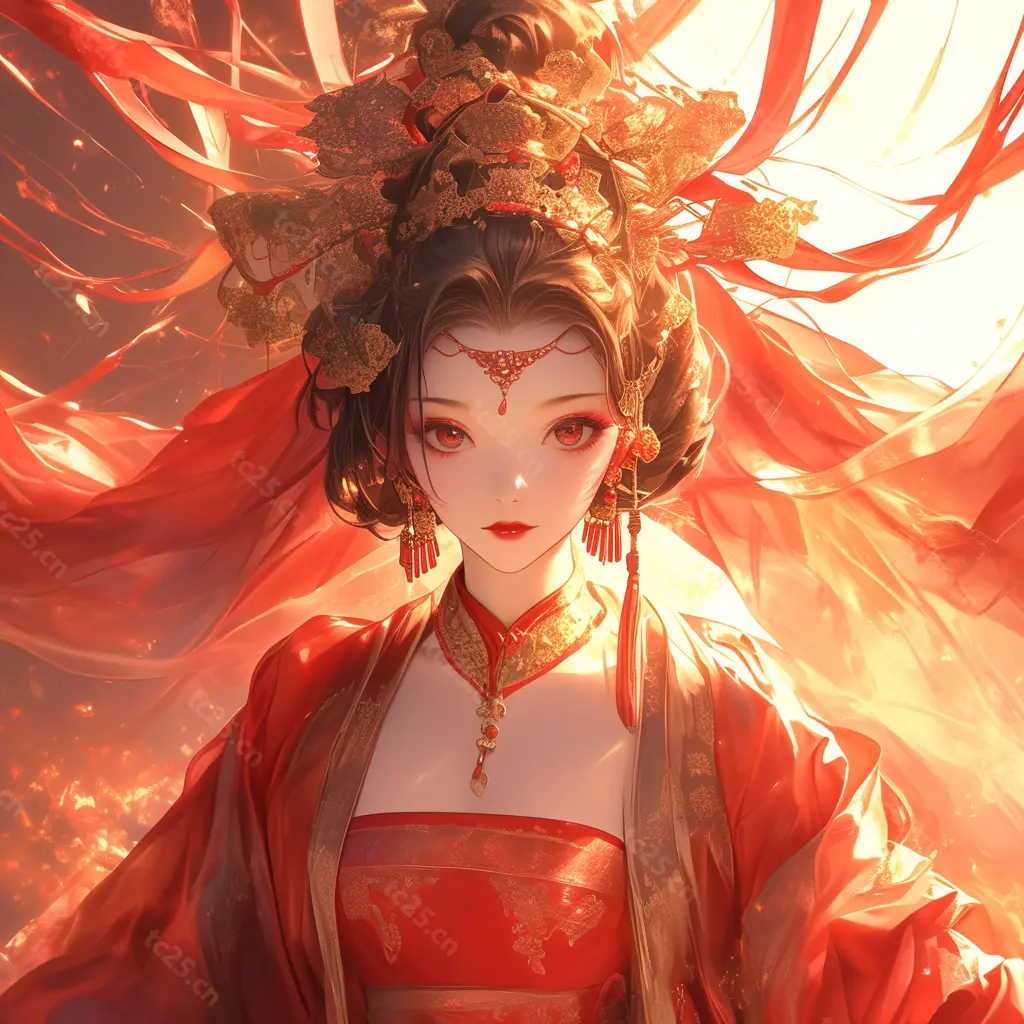 图片[1]-唐风华服公主古典之美midjounney提示词、stable-diffusion-pormpt-天城私塾