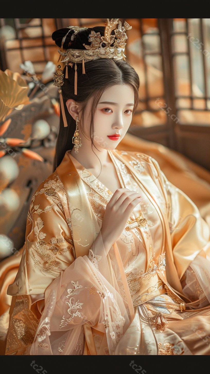 图片[6]-星海航船上金妆少女midjounney提示词、stable-diffusion-pormpt-天城私塾