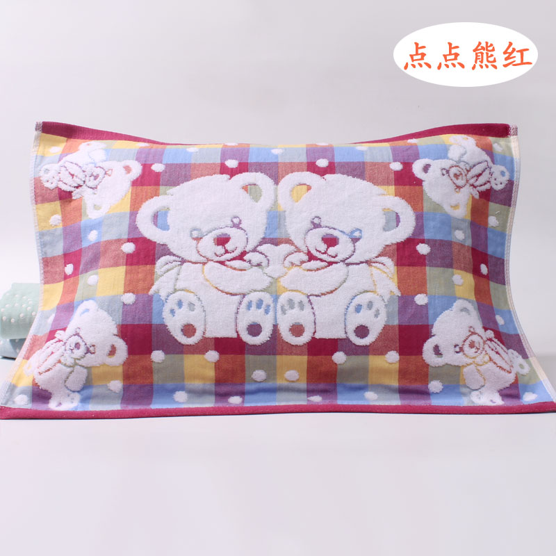 Miễn phí vận chuyển gạc dày gối cartoon gấu con bông của bao gồm một chú thỏ mềm thở - Khăn gối vỏ gối đẹp