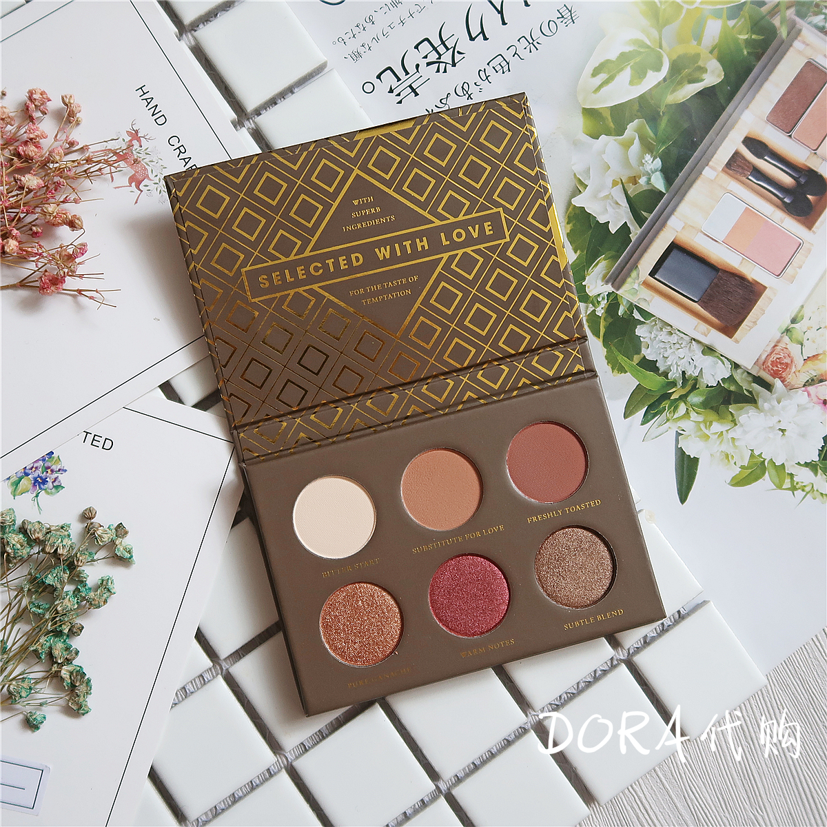 [spot] ZOEVA bóng mắt đĩa ca cao / keo dài / bí ngô mini mini gia vị của cuộc sống bảng mắt merzy