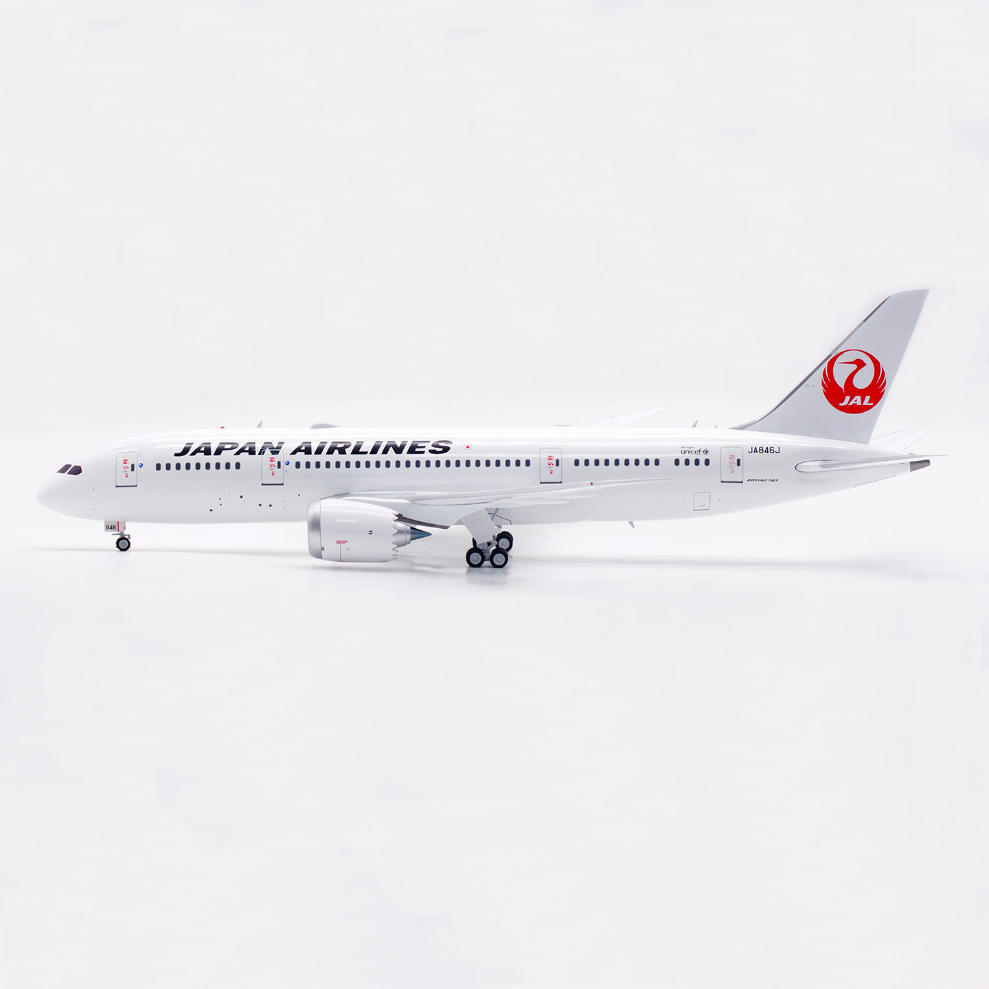 B-Models 1:200 日本航空波音787-8 JA846J 合金飞机模型标图解析_航模_