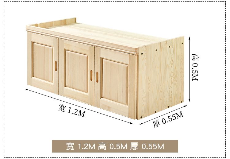 Pinus sylvestris gỗ đơn giản tủ quần áo top box tủ đầu gỗ tủ góc 2345 đồ gỗ Swing - Buồng tu giay dep