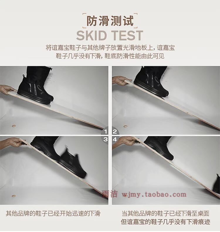 Yi Jiabao 1651 giày cotton nam giày tuyết cộng với phân bón rộng chân béo ở Yijia một đôi giày chống trượt mùa thu đông giày boot nam đế cao