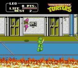 Ninja Turtles 1234 thế hệ vô tận cuộc sống bất khả chiến bại hoàn thành tác phẩm FC trò chơi cassette máy đỏ và trắng tiểu sử ninja rùa ninja - Kiểm soát trò chơi