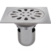 Gopijes 12X12CM304 stainless steel deodorant large floor drain 4 inch balcony toilet sewer 110 pipe
