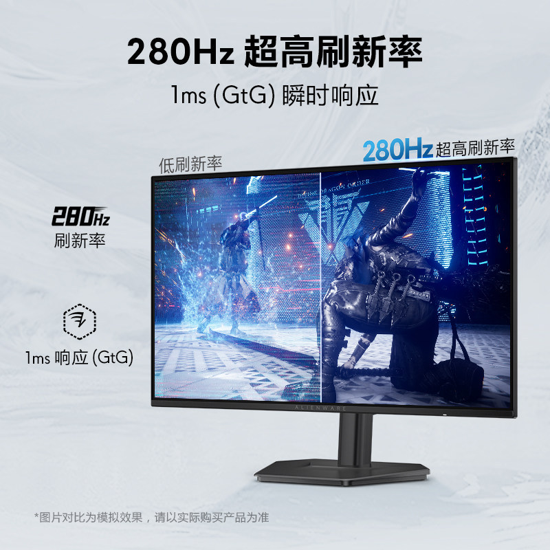 Alienware Aw2726Dl 27-Inch 2K Gaming Monitor 280Hz 1Ms G-Sync