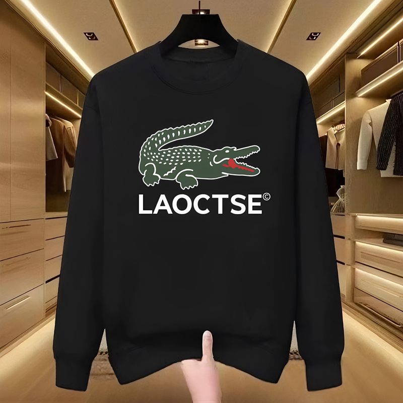 2026 Autumn and Winter Hot-Selling Sweatshirts, Fashionable Casual Luxury Tops, Brand Men's Large Size High-End Trendy Base Shirts