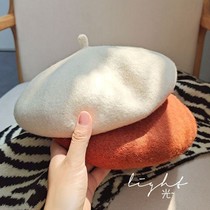 Hat female autumn and winter wild beret female British retro Korean tide spring and autumn Net red painter cashmere beet