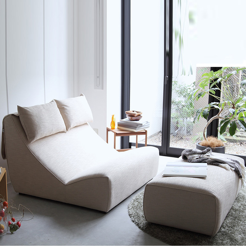 Lazy Japanese-style small sofa home theater home theater balcony bedroom single double lounge chair lunch break personality creativity
