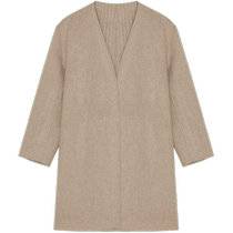 (AIR COAT)ICICLE mens autumn and winter cashmere wool collarless double-sided woolen coat