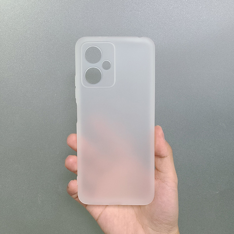 Frosted Transparent Clear Silicone TPU Note 12, Note 12 Pro, Note 12 Pro+ Phone Case