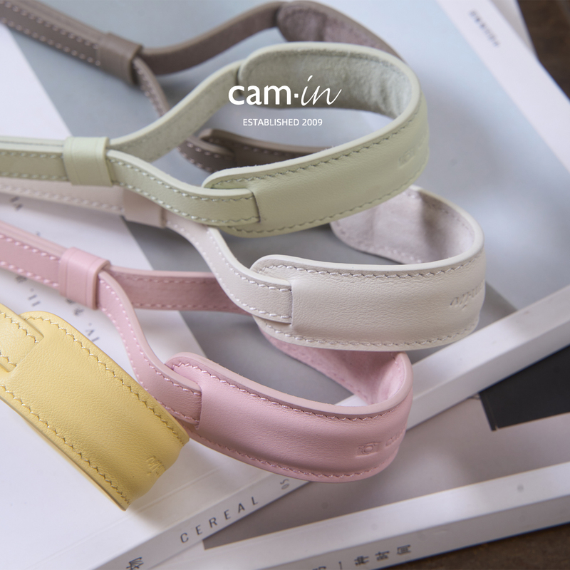 Cam-In Italian Genuine Leather Camera Wrist Strap Suitable for Fuji X100Vi Leica Camera Wrist Strap Lanyard