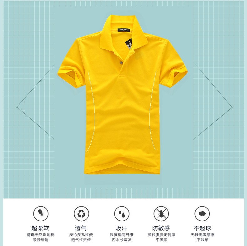 Nắng trưởng thành nam POLO nam cổ áo nhỏ tay áo thun nam trẻ trung thể thao tất cả quần áo giải trí màu trắng áo thun nam gucci