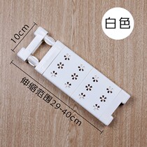 In The Kitchen Cabinet the kitchen cabinet storage and adjustment the layered partition is not perforated 10cm the bookshelf plate is isolated and stored.