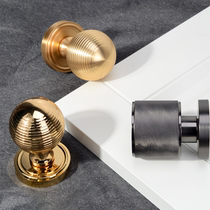 New single-sided invisible door concealed silent mechanical door lock bedroom wooden door minimalist background wall hidden lock handle