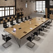 Office Furniture Creative Conference Desk Brief About Modern Employee Strip Training Table Size Meeting Industrial Wind Negotiation Table
