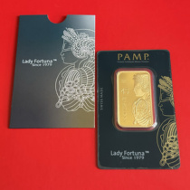 (order not to be remade) Swiss PAMP wealth goddess Gold bar 1 oz 45 Anniversary Special Edition