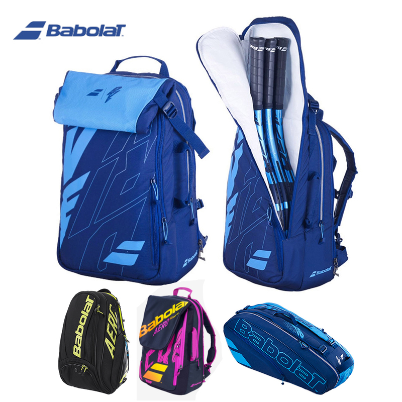 Babolat Tennis Bag Badminton Bag for Men and Women 2-3 Rackets Li Na Nadal Tim Backpack