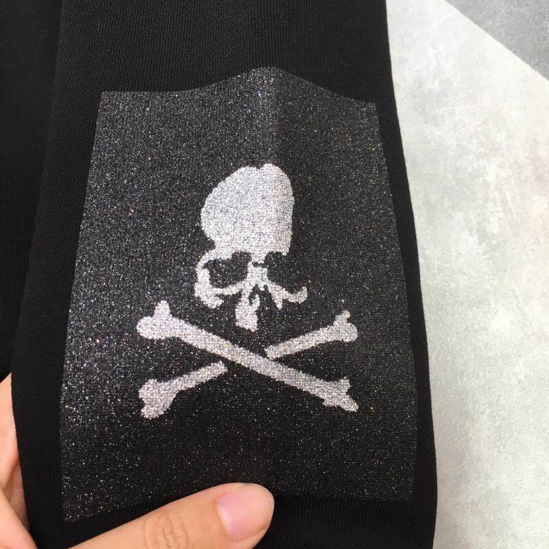 欧洲站潮牌mmj秋冬新款帅气骷髅头男女休闲修身纯棉套头长袖卫衣