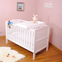  Clearance export multi-function crib newborn solid wood European-style environmental protection baby bed crib can be spliced with a large bed